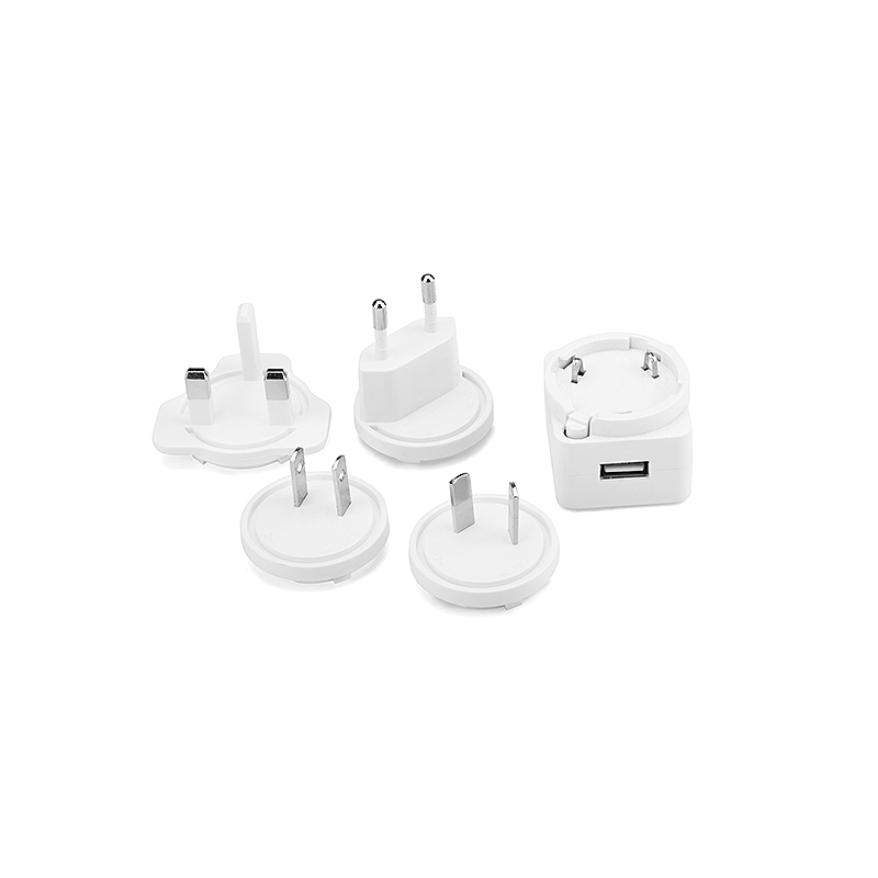 6W-Interchangeable charger with USB A